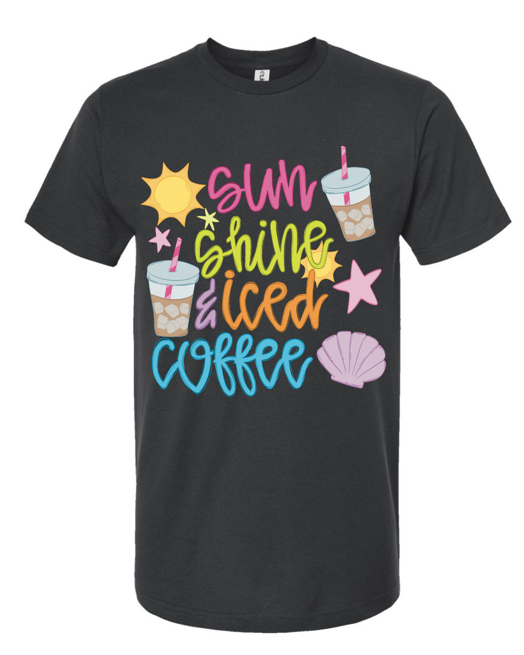 Tultex Sunshine & Iced Coffee Tee.