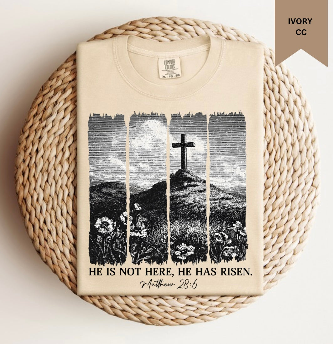 He Is Not Here Tee.