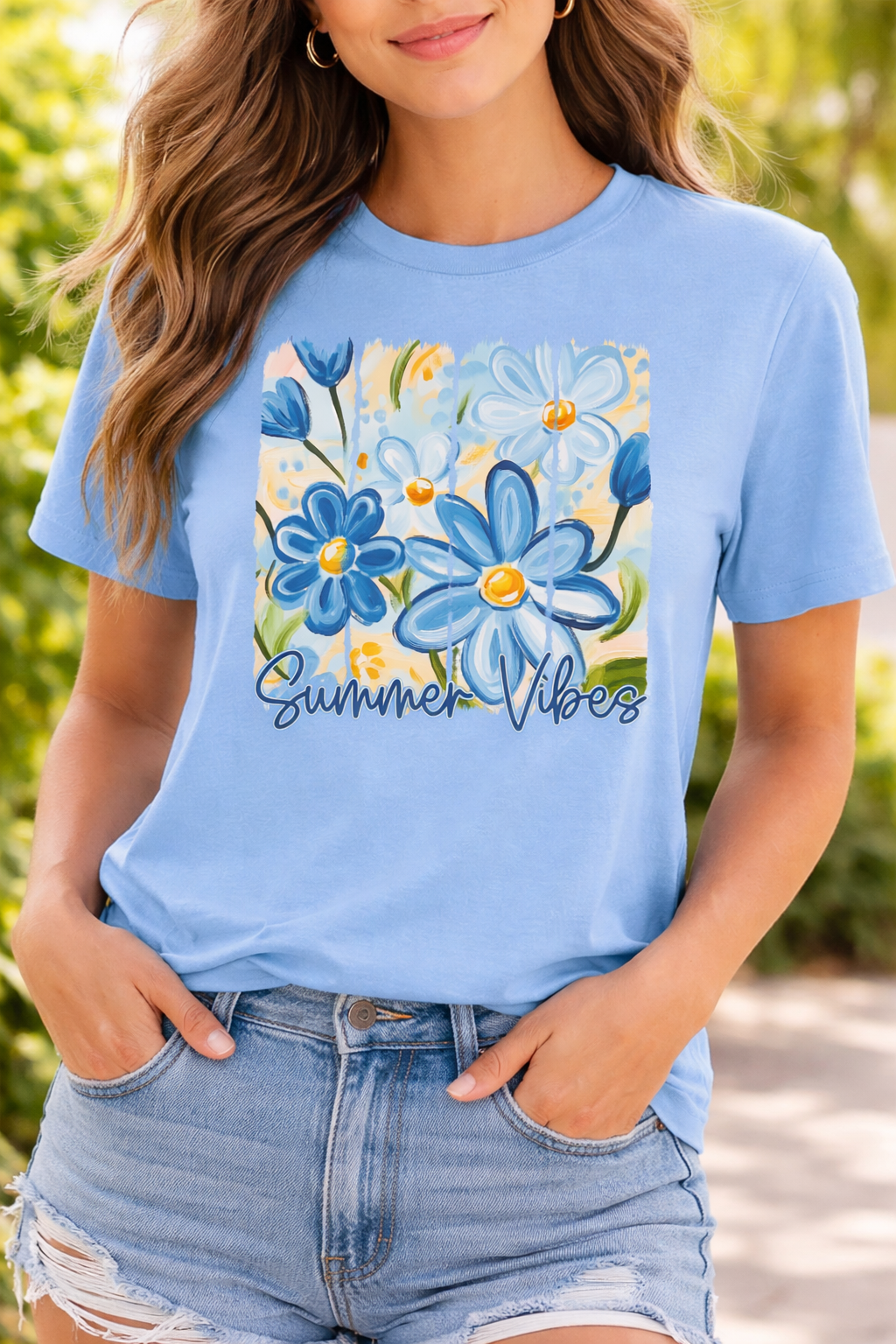 Bella Canvas- Summer Vibes Tee.