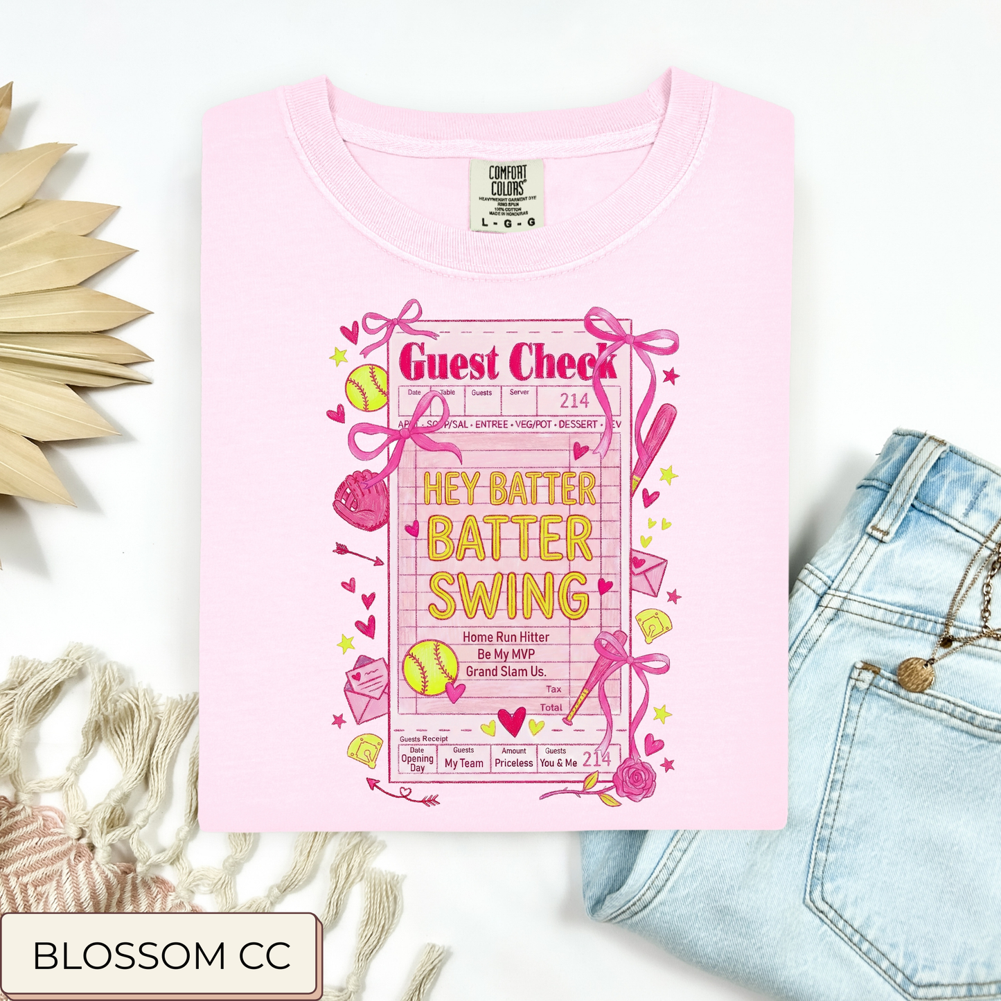 Softball Guest Check Tee.