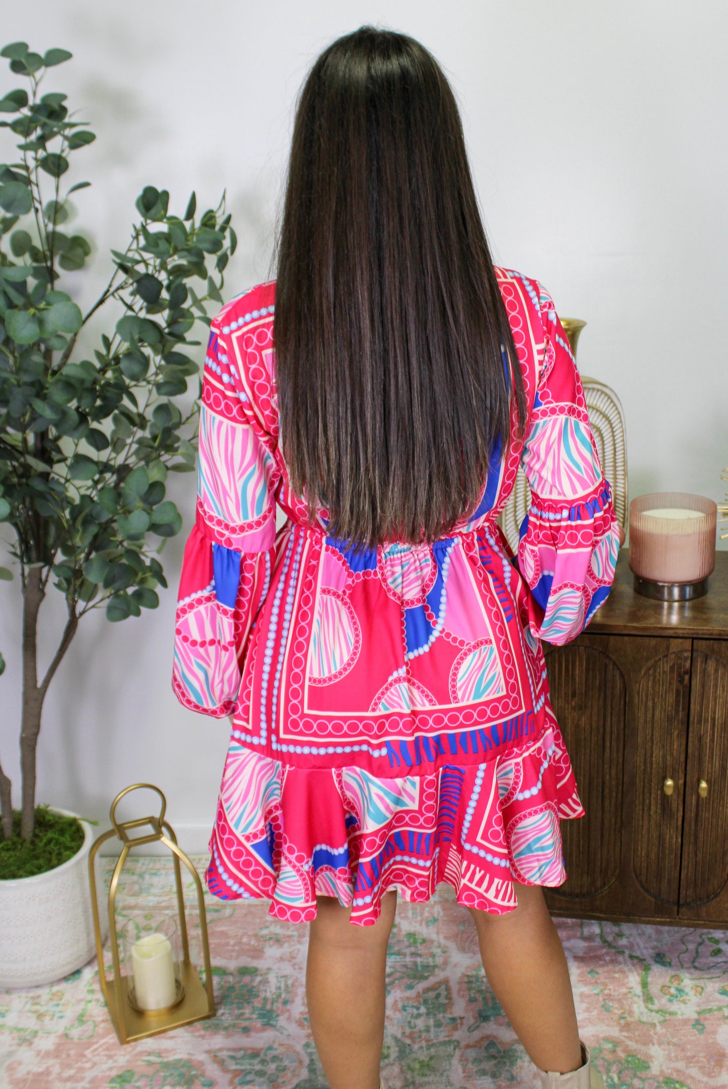 Pink Abstract Dress September.