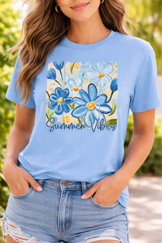 Bella Canvas- Summer Vibes Tee.