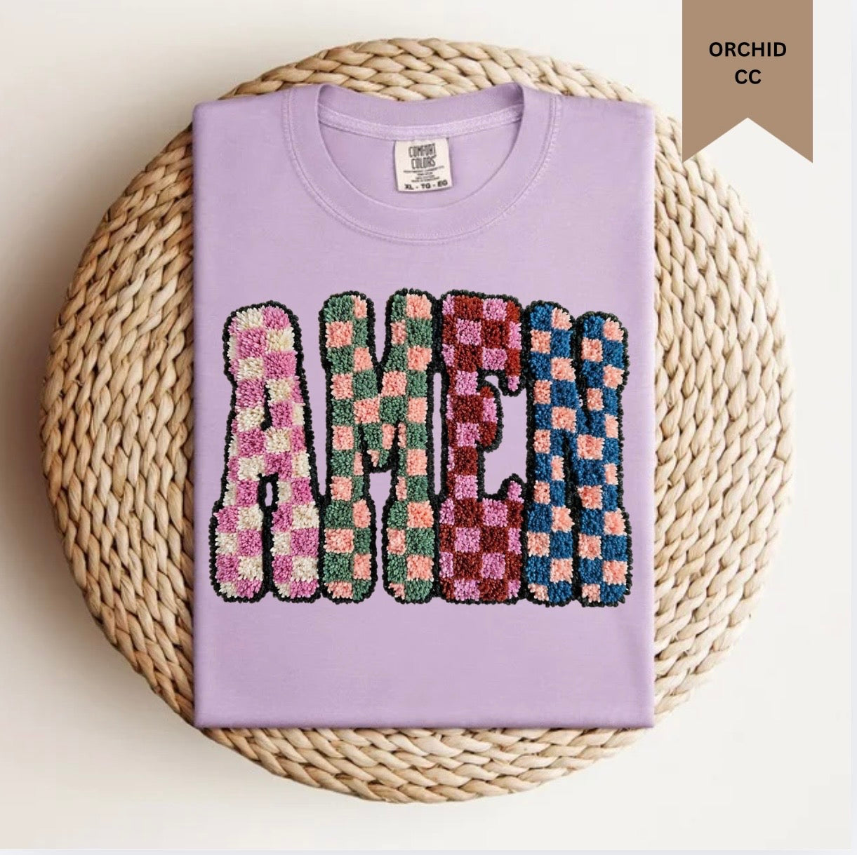 Faux Yarn Amen Tee.