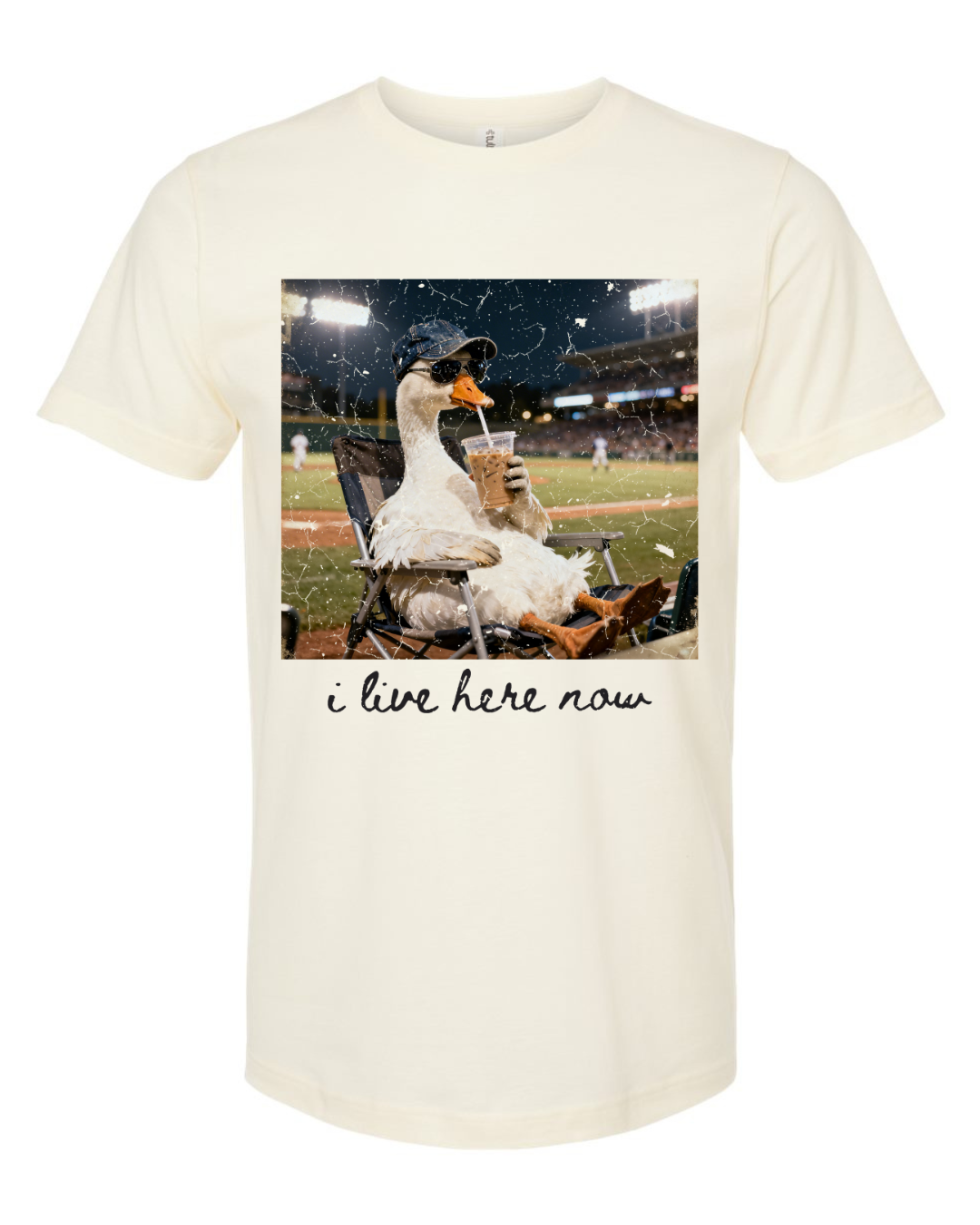 Tultex I Live Here Tee.