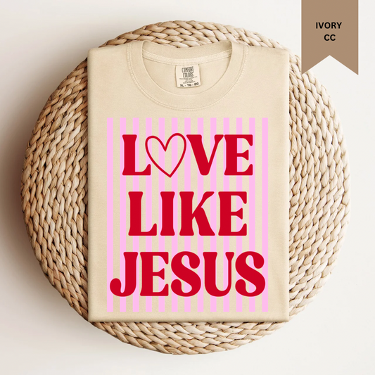 Love Like Jesus (HEART DESIGN) Tee.