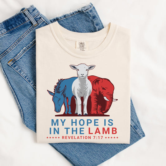 Hope is in the Lamb Tee.