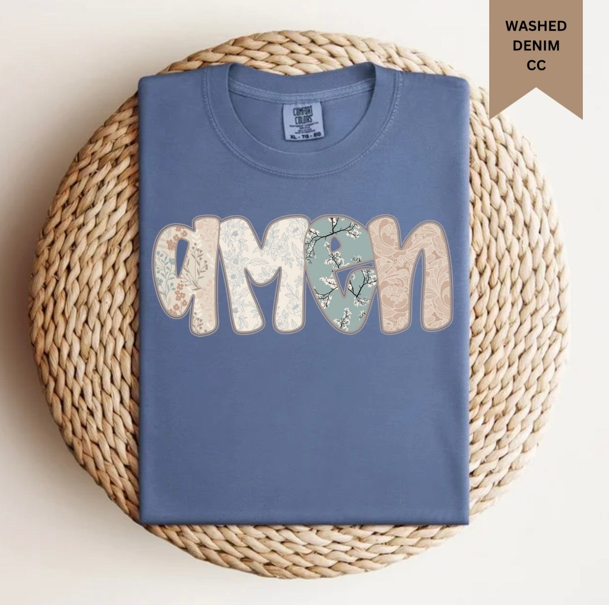 Floral Amen Tee.