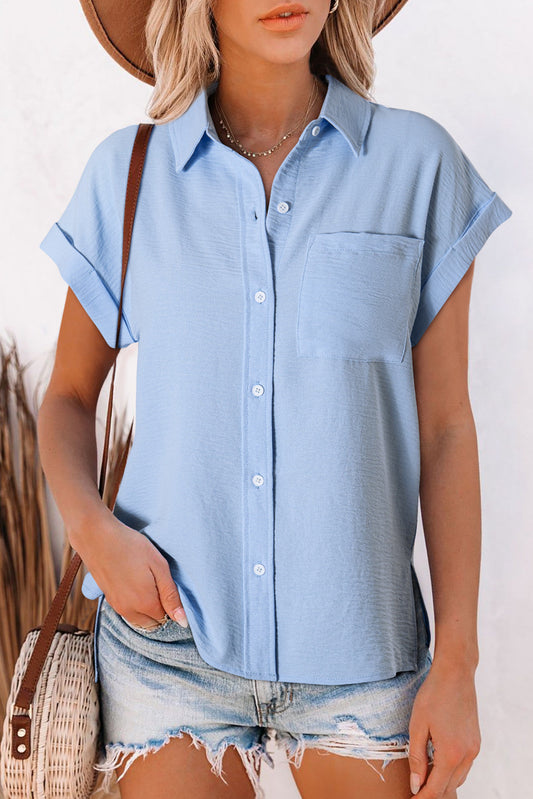 Cuffed Button Shirt