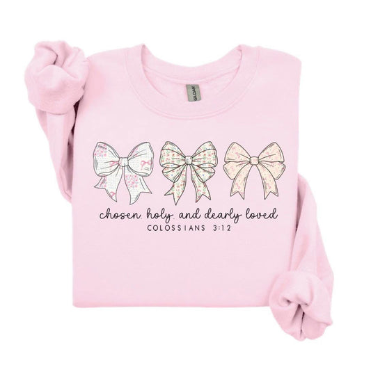 Chosen, Holy, and Dearly Loved Sweatshirt.