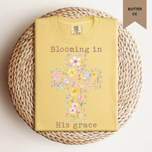 Blooming In His Grace Tee.
