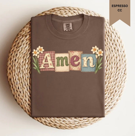Floral Amen Tee.
