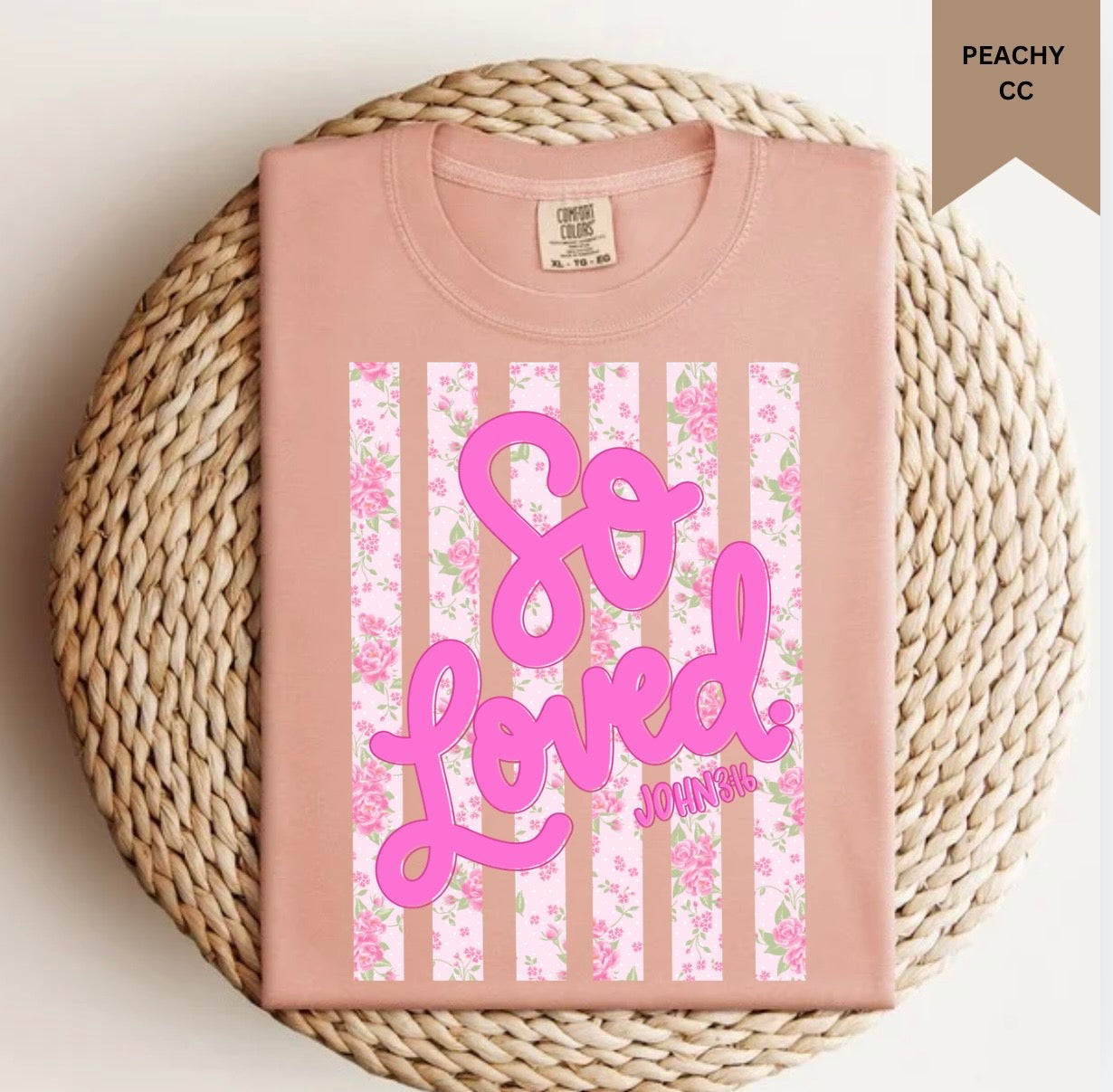 Striped So Loved Tee.