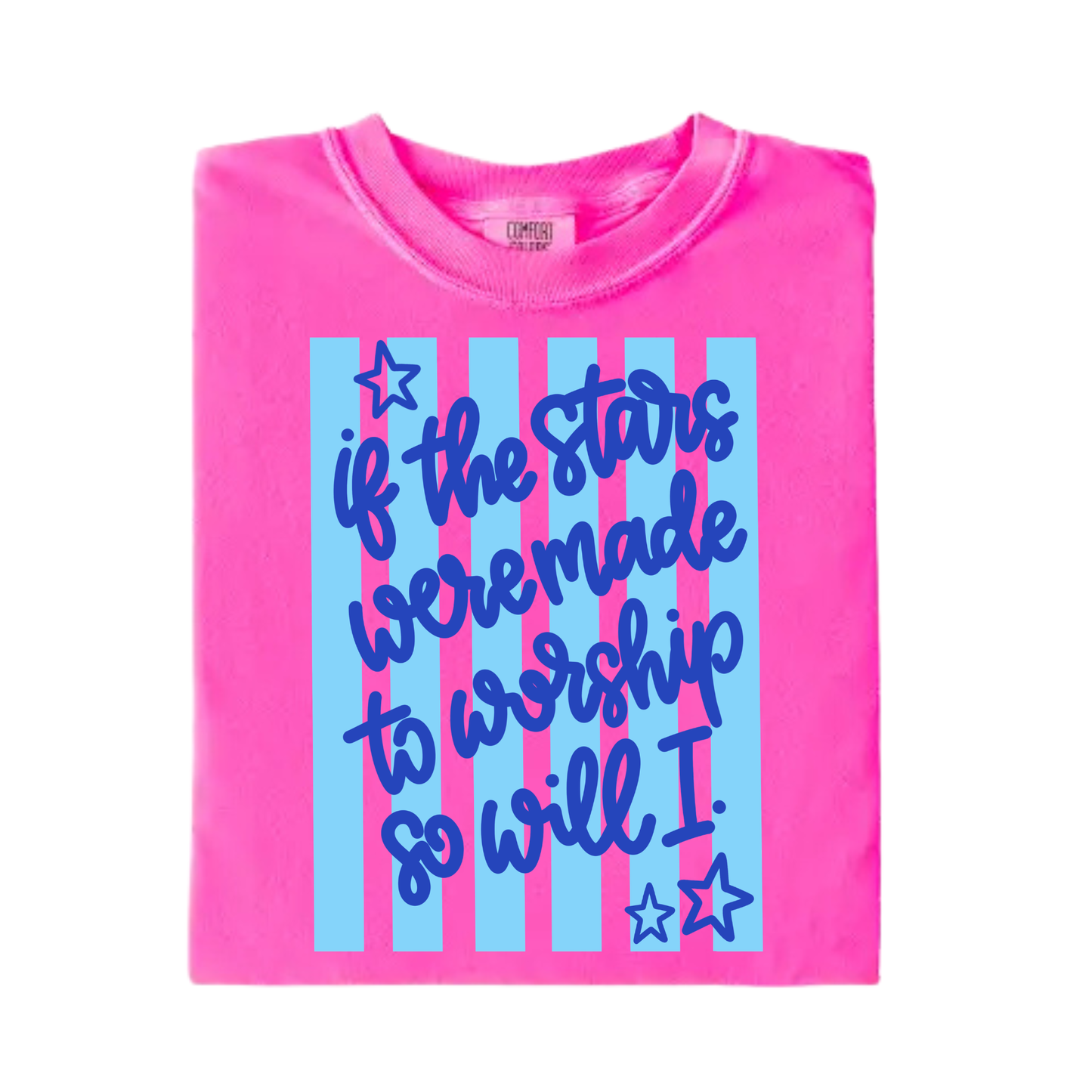 Stripe Stars Worship Tee.