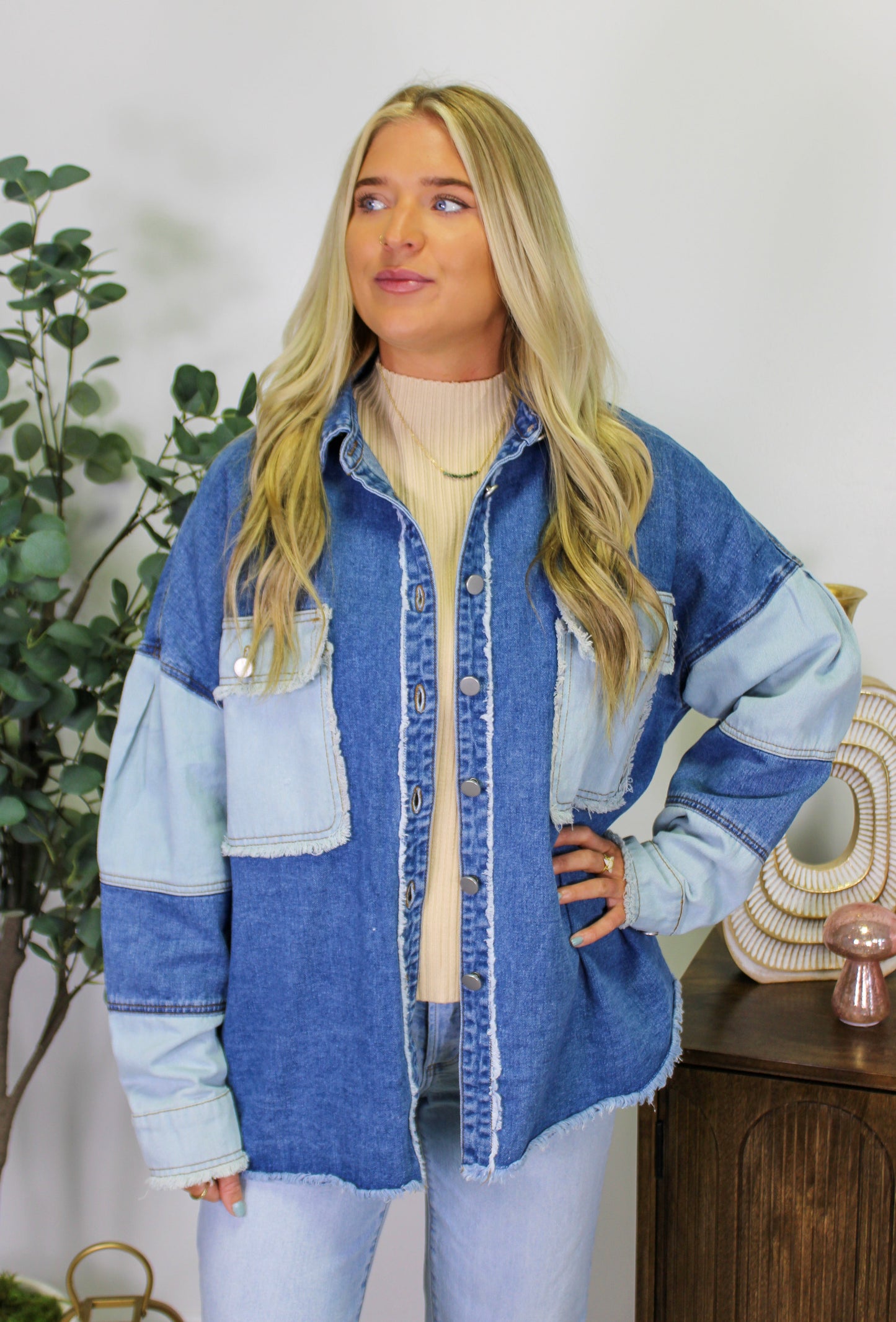 Denim Patchwork Jacket LT