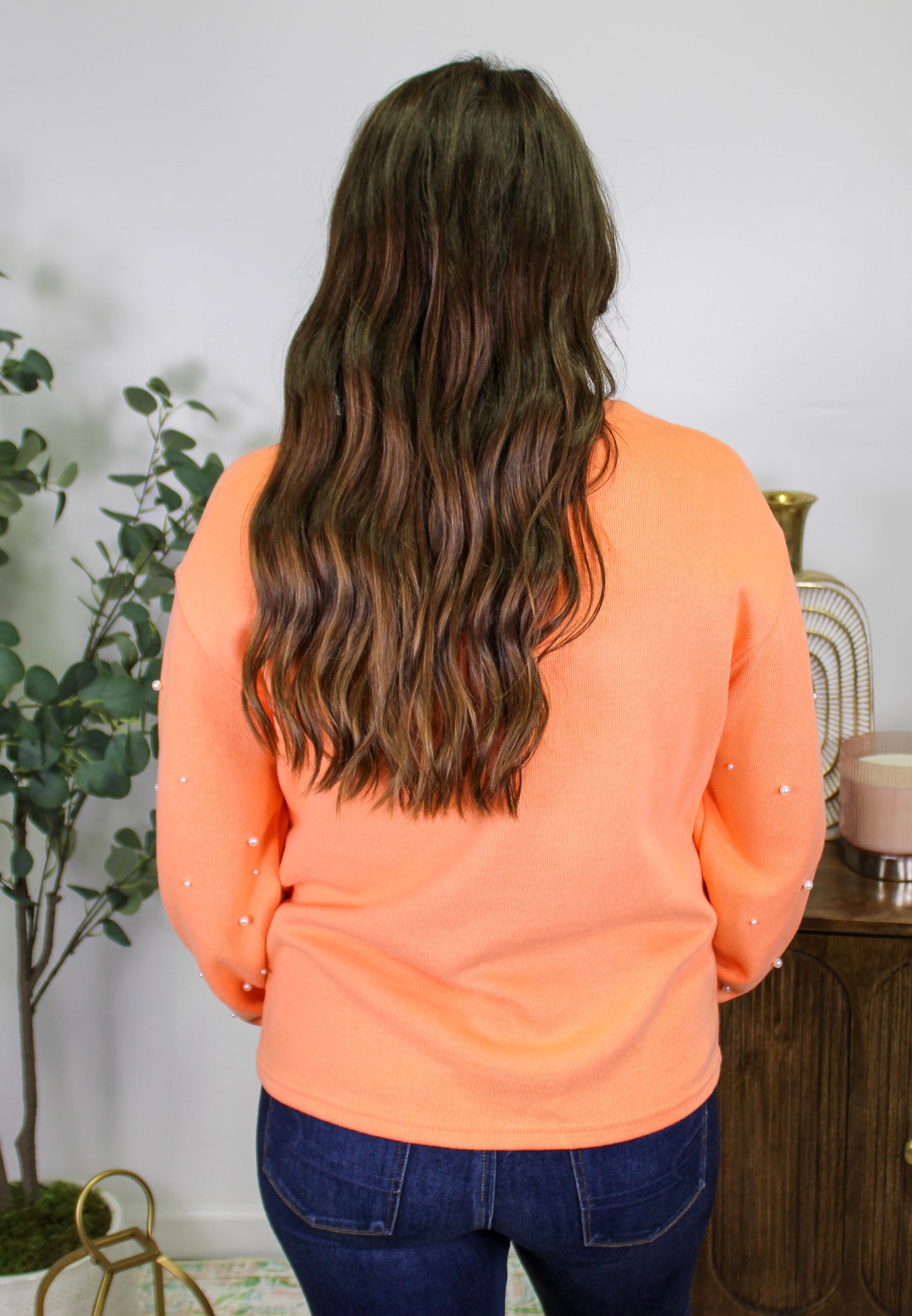 Orange Pearl Sweater September.