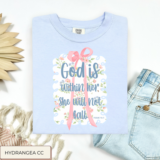 God Is Within Her Tee.