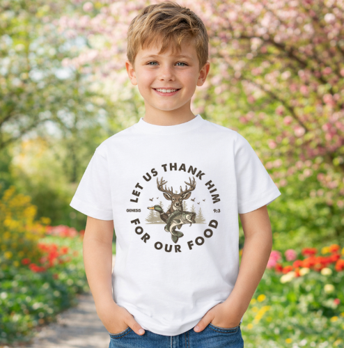 Thank Him Kids Tee.